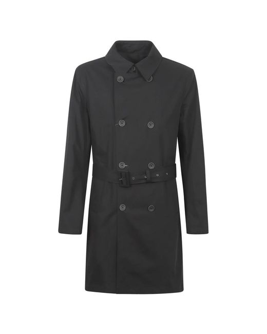 Herno Belted Jas in het Black voor heren