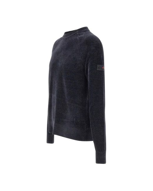 Peuterey Blue Round-Neck Knitwear for men
