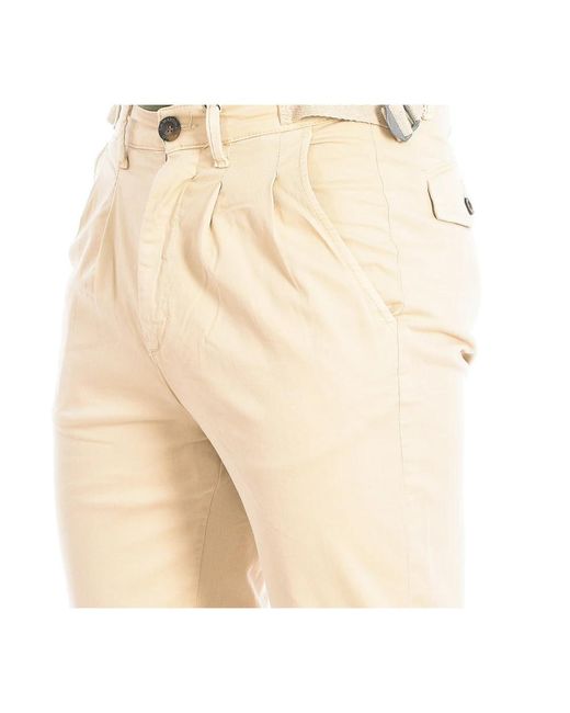 La Martina Natural Straight Trousers for men