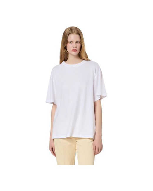 T-shirts Massimo Alba de color White