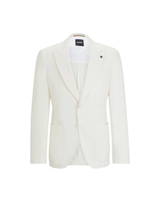 Jackets > blazers Boss pour homme en coloris White