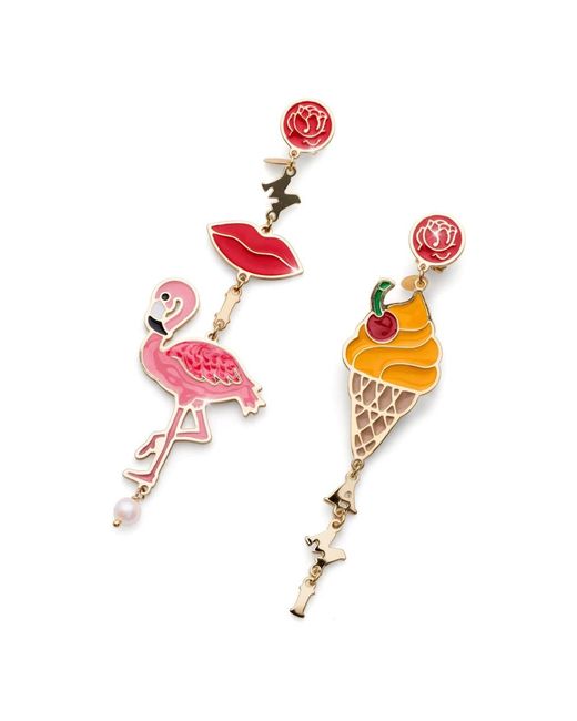 Earrings Braccialini de color Pink
