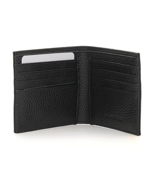 Emporio Armani Black Leather Wallet for men