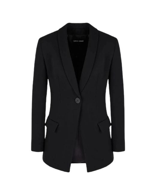 Giorgio Armani Black Blazers