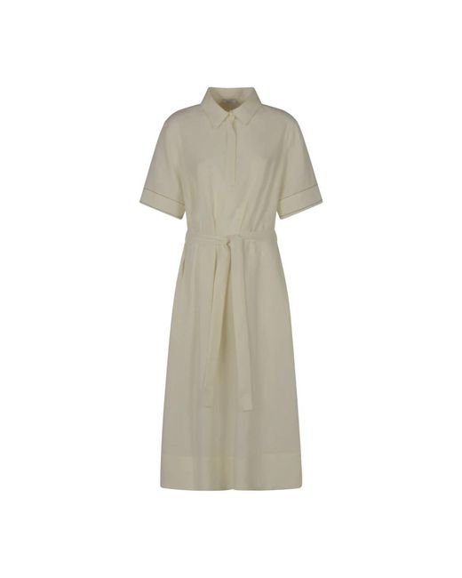 Peserico Natural Shirt Dresses