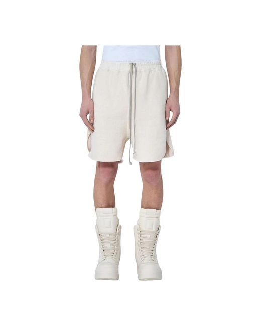 Casual Shorts Rick Owens de hombre de color Natural