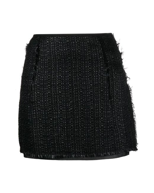 Lanvin Black Short Skirts