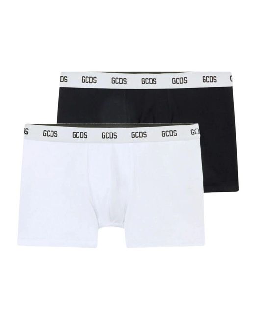 Gcds Essentials Boxer Briefs Baumwolle Stretch in White für Herren