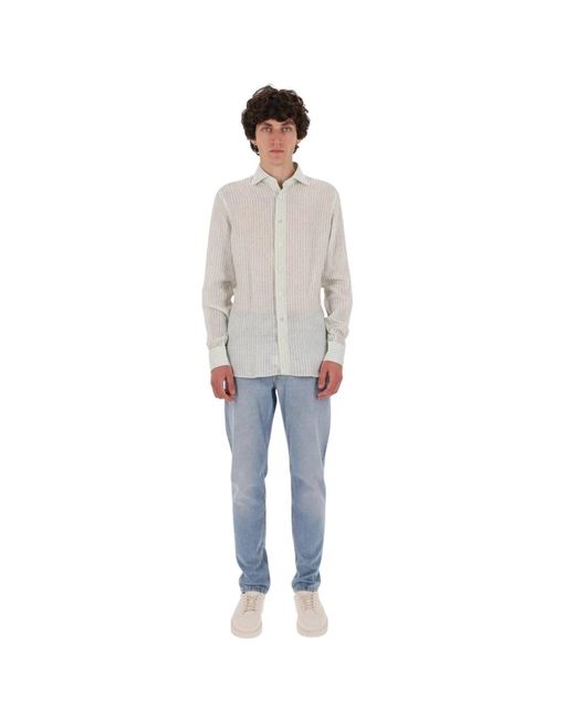Borriello Gray Casual Shirts for men