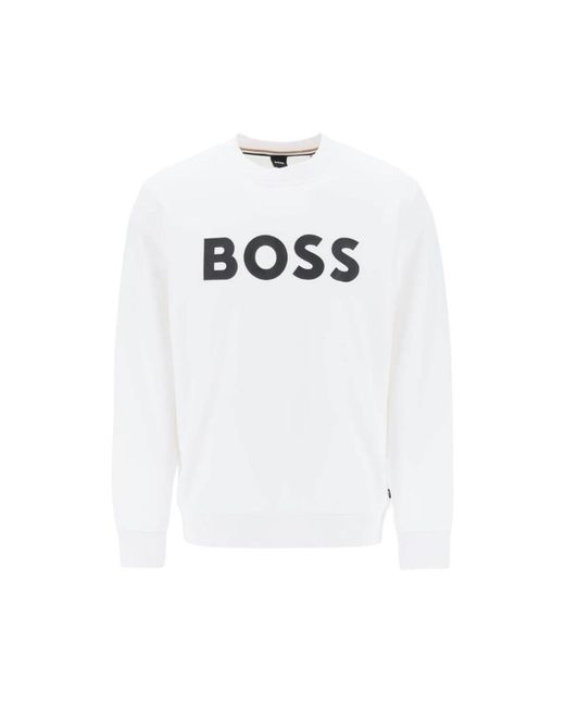 Boss White Sweatshirts for men