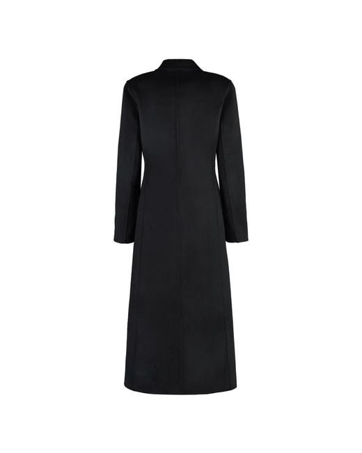 Tory Burch Single-Breasted Coats in het Black