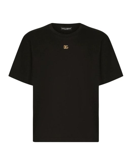 Dolce & Gabbana Hochwertiges t-shirt in Black für Herren