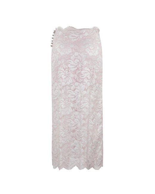 Maxi Skirts Rabanne en coloris Gray