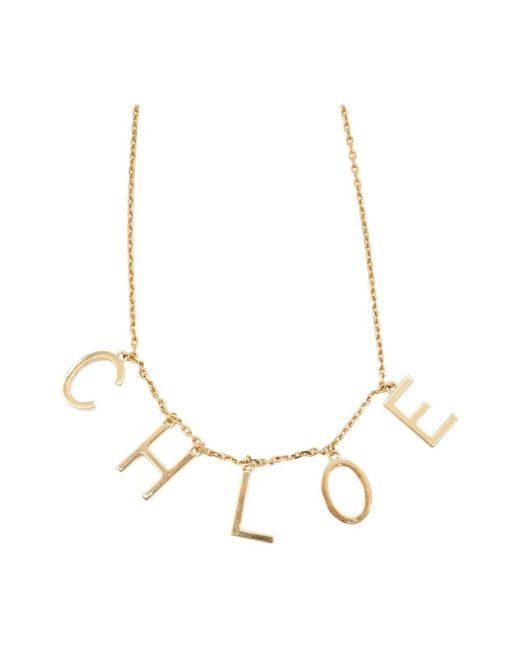 Necklaces Chloé de color White