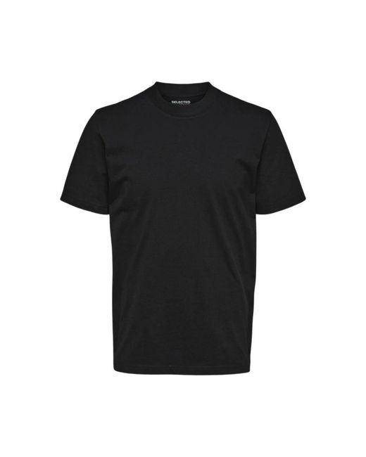 SELECTED T-Shirts in het Black voor heren
