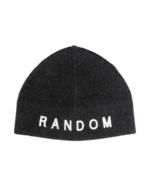 Random Identities Graue beanie mit ris-logo in Black für Herren