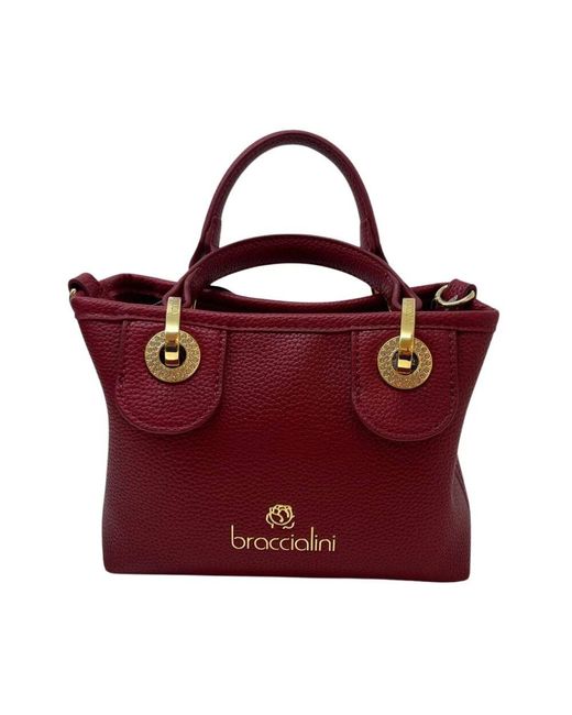 Braccialini Red Stilvolle beth handtasche