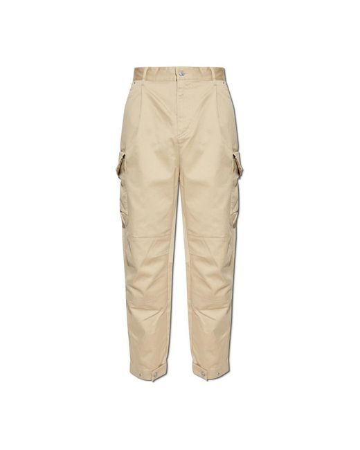 Moose Knuckles Natural Wide Trousers for men