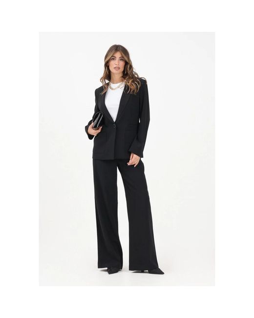 ARMANI EXCHANGE Black Wide Trousers