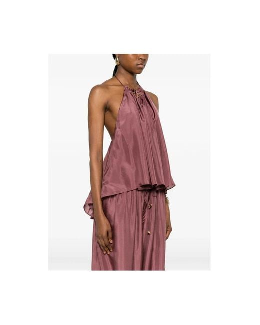 Sleeveless Tops Zimmermann de color Red