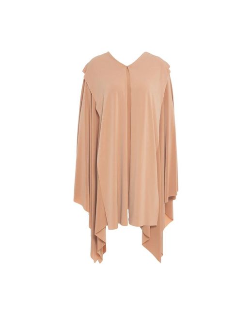 Norma Kamali Brown Capes