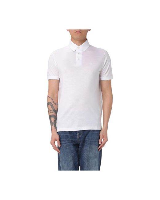 Emporio Armani Blue Polo Shirts for men