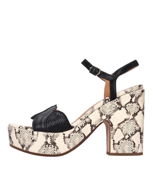 Chie Mihara Black High Heel Sandals