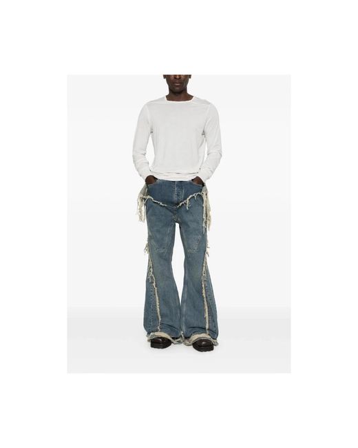 Rick Owens Jeans ,Blauw ,Denim Jeans Dark Shadow in het Blue voor heren