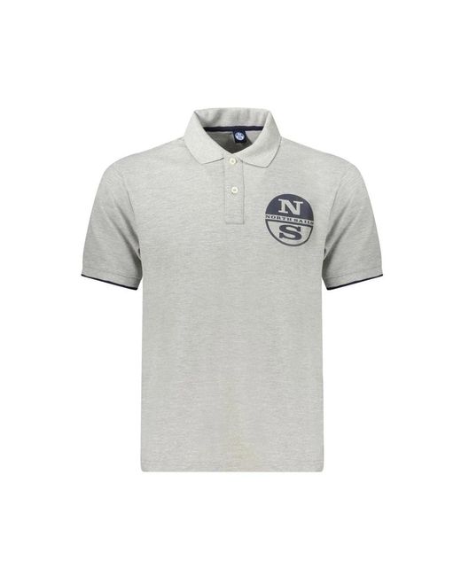 North Sails Gray Polo Shirts for men