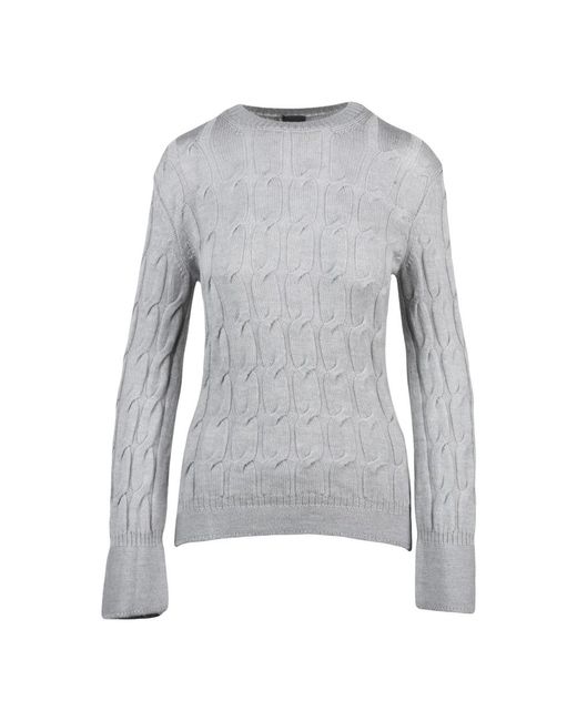 Max Mara Pullover Met Ronde Hals in het Gray