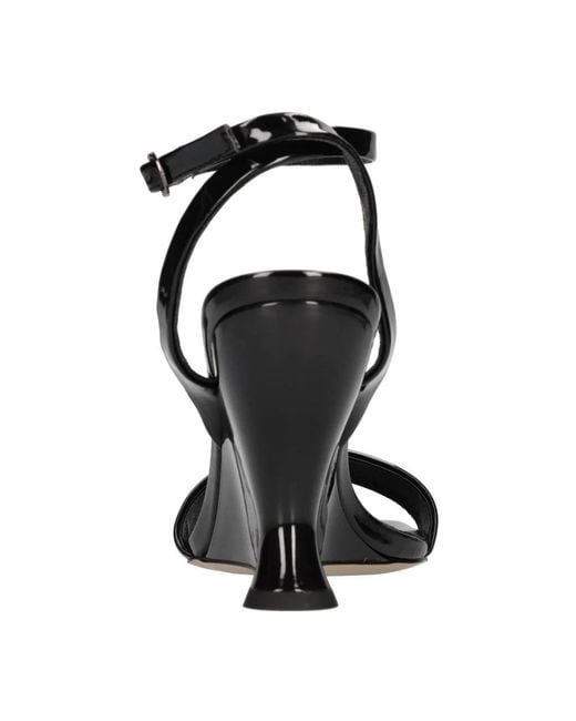 Emanuélle Vee Black High Heel Sandals
