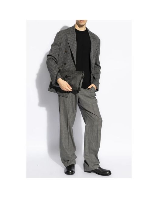 Etro Black Round-Neck Knitwear for men