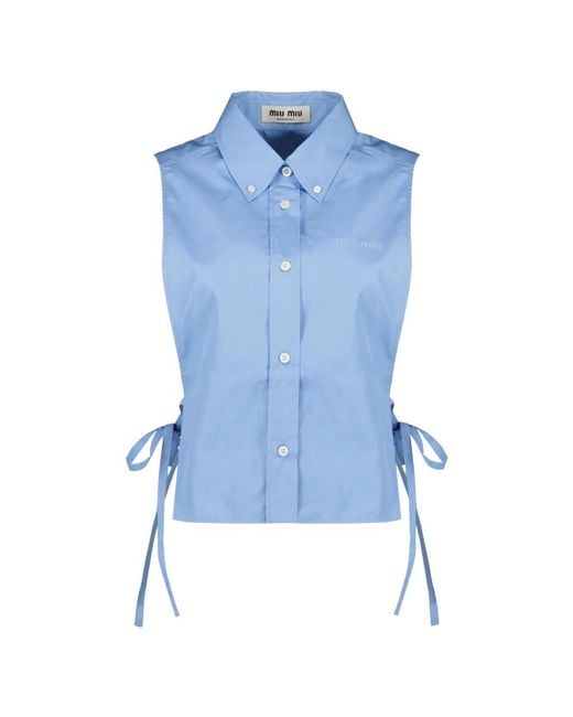 Miu Miu Blue Shirts