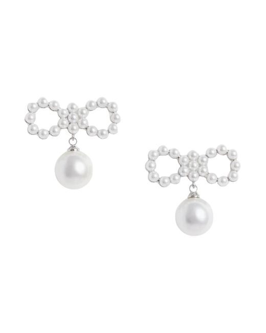 Self-Portrait Metallic Earrings