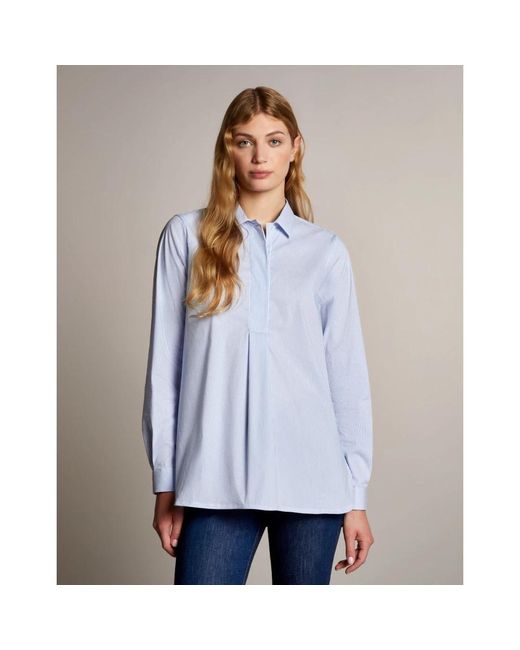 Fay Blue Stretch hemd