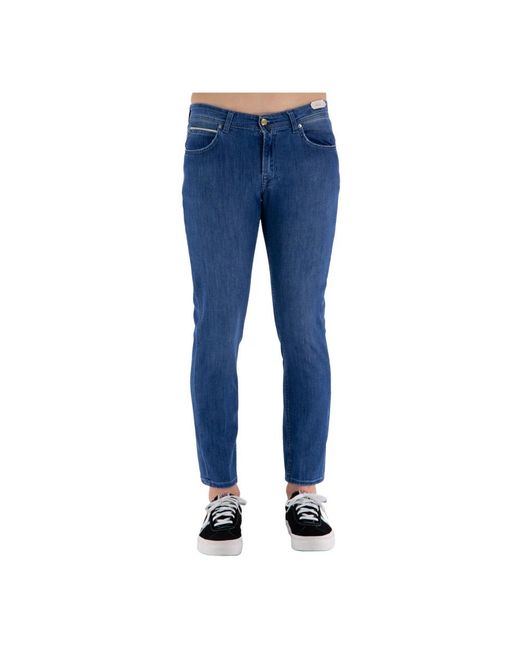BRIGLIA Blue Slim-Fit Jeans for men