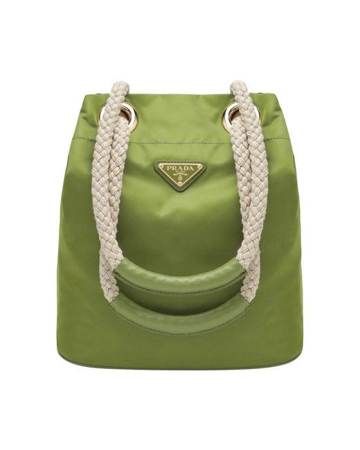 Prada Green Bucket Bags