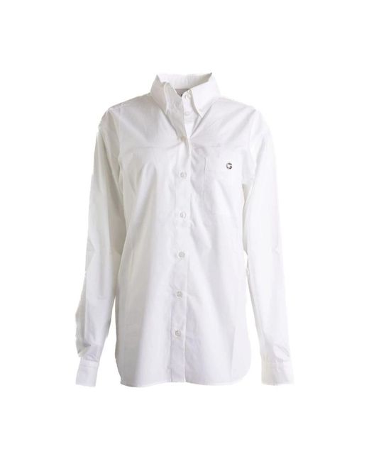 Coperni Overhemden ,Wit ,Katoen Boyfriend Button-Down Shirt in het White