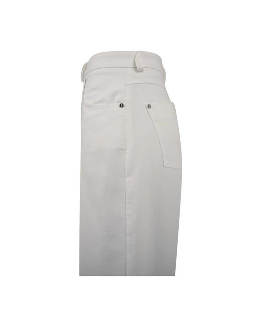 Beatrice B. Gray Wide Trousers