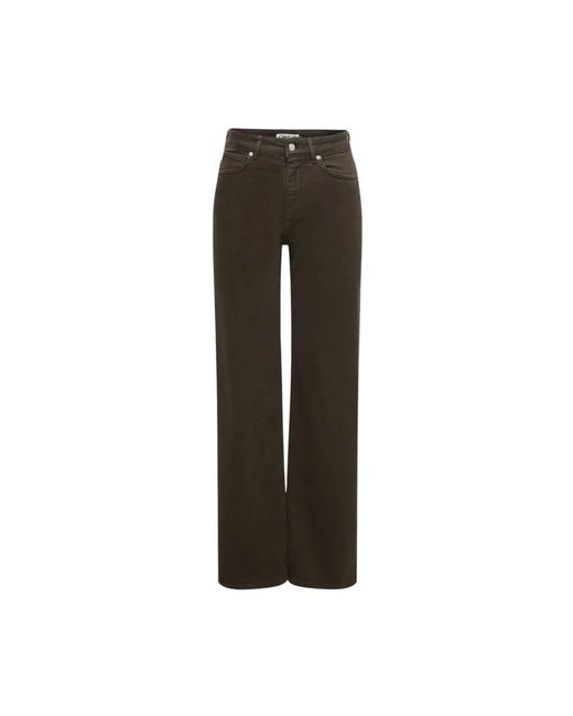 ONLY Brown Wide Jeans