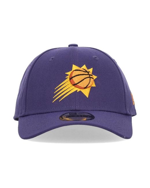 KTZ Accessoires ,Paars ,Polyester Phoenix Suns Gebogen Klep Hoed in het Blue