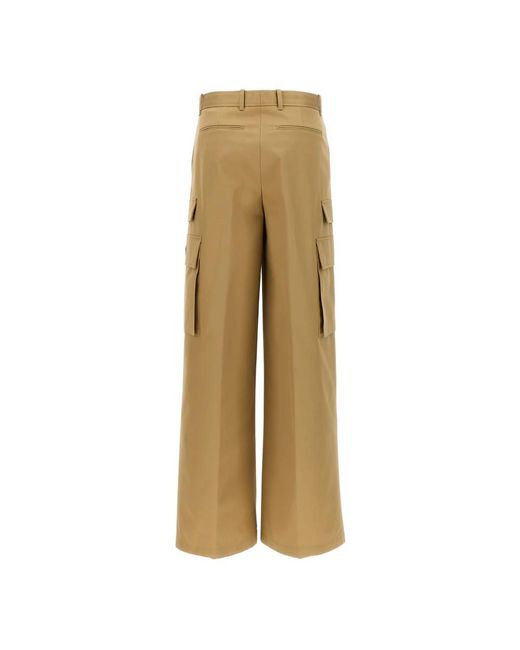 Versace Natural Wide Trousers