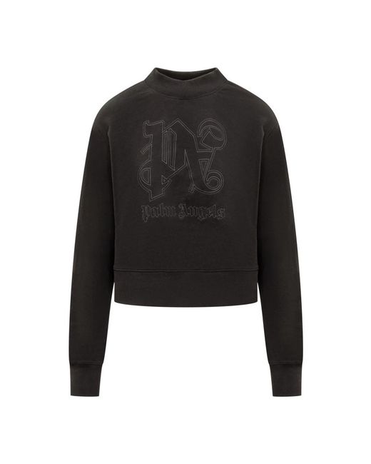 Palm Angels Black Sweatshirts
