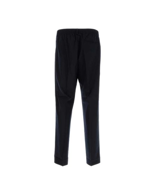 Cellar Door Black Slim-Fit Trousers for men