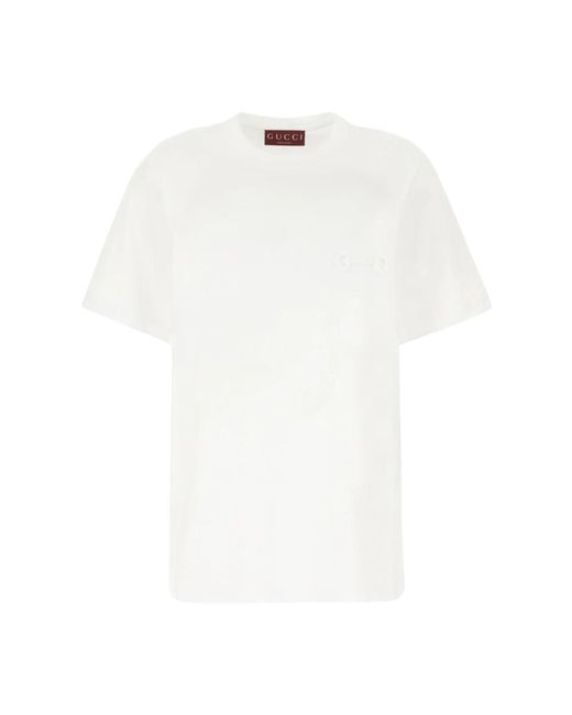 T-Shirts Gucci de color White