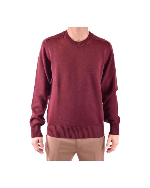 Paolo Pecora Red Round-Neck Knitwear for men