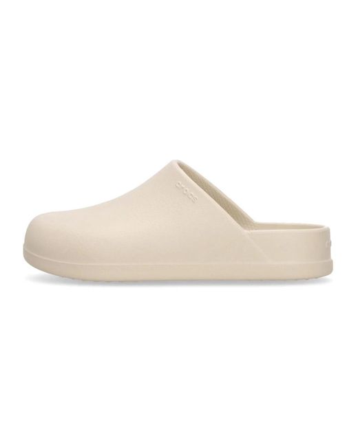 CROCSTM Schoenen ,Leer Dylan Klomp Waterbestendige Muilezels in het White voor heren