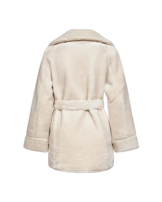 Urbancode Natural Faux Fur & Shearling Jackets