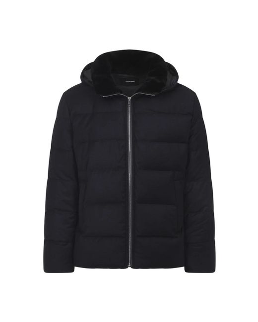 Yves Salomon Black Down Jackets for men