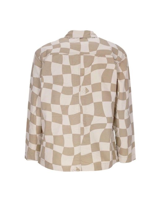 Element Ripstop Langarmjacke Hemd in Natural für Herren